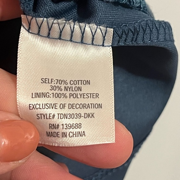 #132 FRANCESCA’S COLLECTION •VIVIENNE LADDER • TEAL LACE DRESS - Picture 6 of 6